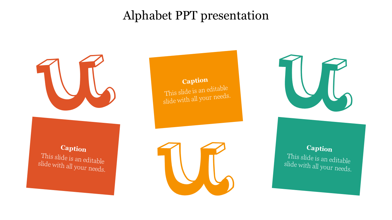 Our Predesigned Alphabet PPT Presentation PowerPoint